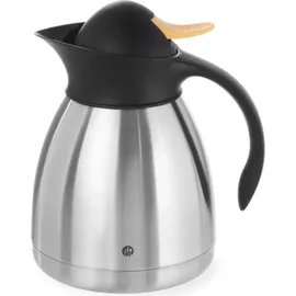 HENDI Isolierkanne schwarz/gelb 1,5 l
