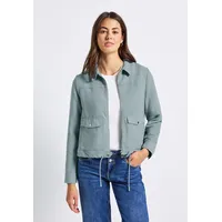 STREET ONE Damen 2116757 Cordjacke mit Zipper, Arona Blue,