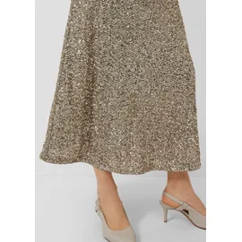 s.Oliver Pailletten-Rock Langer Beige 46