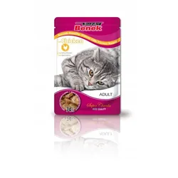 SUPER BENEK Adult Beutel mit Huhn für Katzen 100g