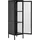 VCM Vitrine Brisbane 40 x 35 x 140 cm Schwarz