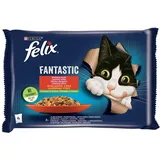 FELIX Fantastic Katzenfutter Landgeschmack in Gelee 4 x 85 g