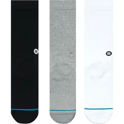 Stance ICON 3 PACK - Schwarz/Weiss/Grau - M