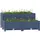 furnicato Hochbeet 80 x 80 x 38 cm Blaugrau