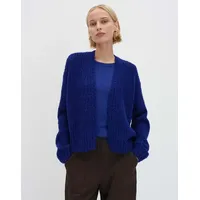 Someday TALVIA Loose Strickjacke Blau M
