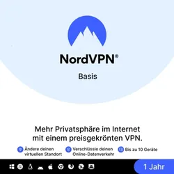 NordVPN Basis 10 Geräte | 1 Jahr