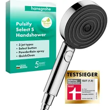 Hansgrohe Pulsify Select S 105 3jet Relaxation EcoSmart Handbrause chrom 24111000