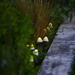 Lumisky Lichterkette Mini Pilze 3.8M Weiß Lumi Garten