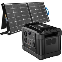plenti SOLAR mobile Notstromanlage 1KW Batterie Solargenerator plus PV Falt-Modu