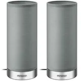 monzana Dimmbare Tischleuchte Jasmin 2er-Set Grau