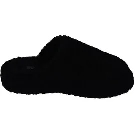 FitFlop iQUSHION D-LUXE PADDED TEDDY SLIPPER Schwarz 38