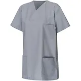 Clinotest Kasack Damen & Herren - 95 Grad waschbare, kochfeste Kasacks ohne Einlaufen - Schlupfkasack aus 50% Baumwolle, 50% Polyester - Berufsbekleidung Pflege & Krankenhaus - Krankenschwester Shirt - 5XL