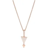 Smart Jewel Kette mit Anhänger Zirkoniasteinen rosé vergoldet Silber
