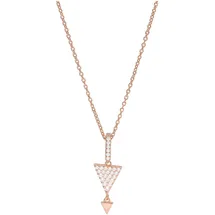 Smart Jewel Kette mit Anhänger Zirkoniasteinen rosé vergoldet Silber