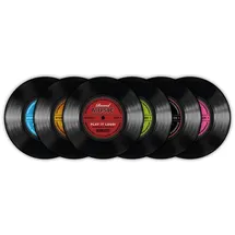 Record Music Untersetzer - Standard