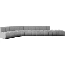 altdecor Ecksofa modulares Sofa Brilo-L2 - 471x174x70 cm Grau