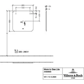 Villeroy & Boch More to See Lite Spiegel A4628000