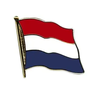Buddel-Bini Versand Pin Anstecker Flagge Fahne Niederlande Holland Nationalflagge Flaggenpin Badge Button Flaggen Clip Anstecknadel