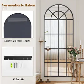 Koonmi Fensterscheibe 60 x 165 cm Schwarz