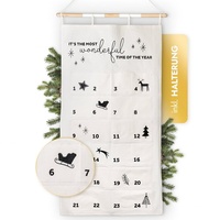 Amari befüllbarer Adventskalender AMARI ® Adventskalender zum Befüllen - Wandkalender mit 24 Fächern