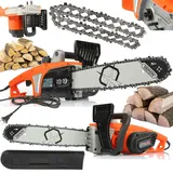 Elektro Kettensäge 2600W Motorsäge 35cm Schwert Motorsäge Holzsägen Brushless