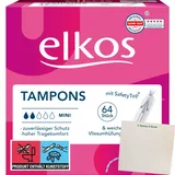 usy Bundle für elkos Tampons Mini (64 Stück Packung) + usy Block