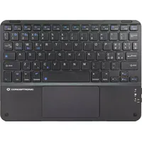 Conceptronic Wireless Tastatur, Layout italien. 10" schwarz / Schwarz