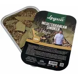 Legua Smoker Räucherset mit mediterranen Buchenholzspänen in einer Aluminiumschale