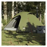 vidaXL Kuppel-Campingzelt 3 Personen Olivgrün
