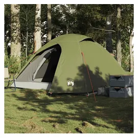 vidaXL Kuppel-Campingzelt 3 Personen Olivgrün