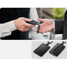 SPIGEN Tesla Schlüssel Karten Halter schwarz 2er Pack