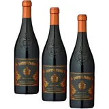 Doppio Passo di Manduria Riserva, Rotwein aus Apulien (1 x 0,75l) (Packung mit 3)