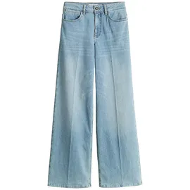 Someday Damen Wide | CELLMA Iconic Wide Leg Denim aus BCI Cotton Mix Mid Rise Light Tint Blue, 36 - 36W