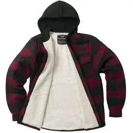 West Coast Choppers Hell Bent Flannel Jacke Rot/Schwarz S