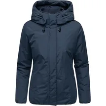 Ragwear Damen warme Winterjacke wasserdicht und atmungsaktiv mit Kapuze Sunniva Warm navy, Gr. M - M