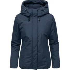 Ragwear Damen warme Winterjacke wasserdicht und atmungsaktiv mit Kapuze Sunniva Warm navy, Gr. M - M