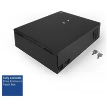 Act Lockable zone enclosure patch box 8 slots for fiber and copper (FA2035)