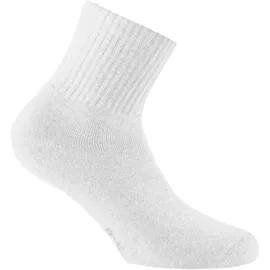 Rohner Socks Basic Sport Quarter Socken 3er Pack Weiß/Grau/Rosa 39-42
