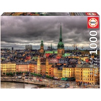 Educa Views of Stockholm 1000 Teile Puzzle für Erwachsene und Kinder ab 10 Jahren, Schweden, Skandinavien