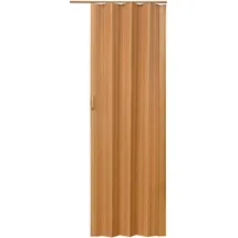 Tectake tectake® Falttür, Doppelwandprofil mit Schiebegriff, mit Magnetverschluss, 80 x 203 cm