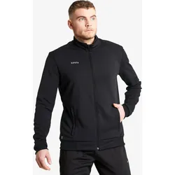 Damen/Herren Fußball Trainingsjacke - Essential schwarz/grau L