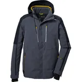 KILLTEC Herren Skijacke/Funktionsjacke mit abzippbarer Kapuze und Schneefang KSW 69 MN SKI JCKT, marine, 4XL,