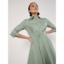 Apricot Minikleid gestreift Grün 36