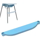 Hochstuhl Fußstütze, Einstellbare Hochstuhl-Fußstütze Stabile Baby-Stuhl-Zubehör für Kinderhochstuhl, Rutschfeste Fußstütze Kompatibel mit IKEA Antilop Hochstuhl (Blau)
