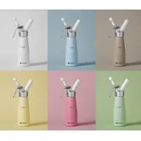 Sahnespender, HENDI, 0,5L, Pastellrosa pink + 24 Sahnekapseln (N2O)