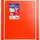 Clairefontaine 10x Koverbook, Heft 24x32cm, 24 Blatt 90g, - Rot 984404C