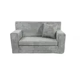 FORTISLINE Kindersofa Fortisline 83 x 47 x 43 cm Textil grau