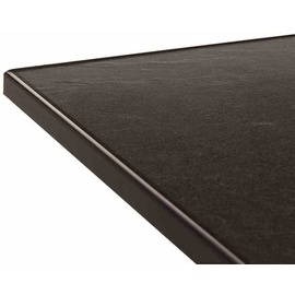 Sieger Boulevard-Klapptisch mit vivodur-Platte 80 x 80 x 73 cm eisengrau/schieferdekor anthrazit