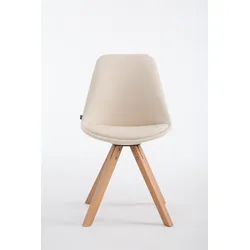 CLP Besucherstuhl Laval Square natura/creme