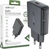 ACEFAST A65 Ladeadapter Pd 20W Gan Usb-c Wandladegerät – Schwarz